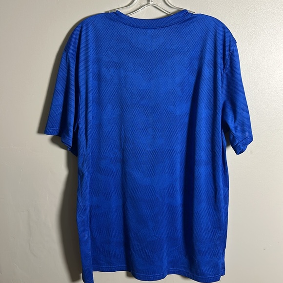 Nike Superset Dri-Fit Blue waffle knit Polyester Y2K Performance T-Shirt Size XL - Picture 7 of 11